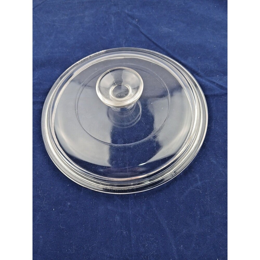 CorningWare Corning NY USA 7”  Clear Glass Round Replacement Lid